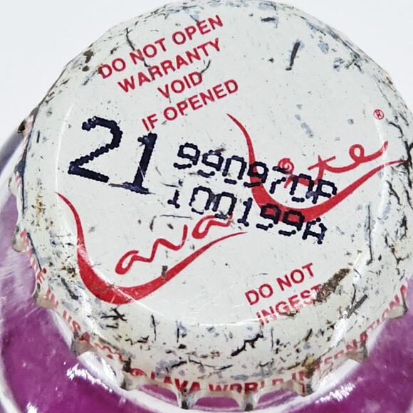 GLOBE ONLY Vintage 1999 Lava Lite Lamp Midnight Series Model 21 Purple Pink 16" - Picture 4 of 9